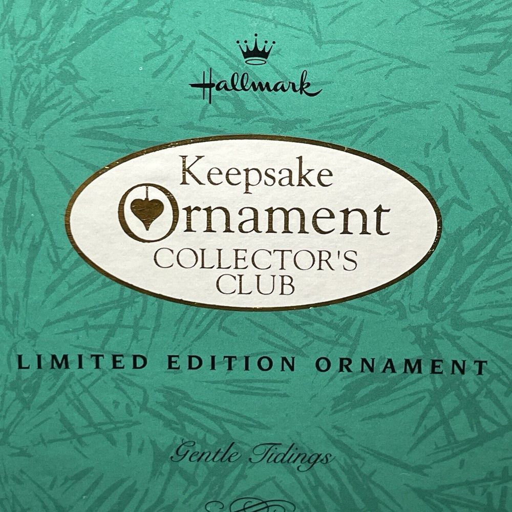 Vintage 1993 Hallmark Gentle Tidings Keepsake Collectible‎ Ornament No Stand - Picture 13 of 16